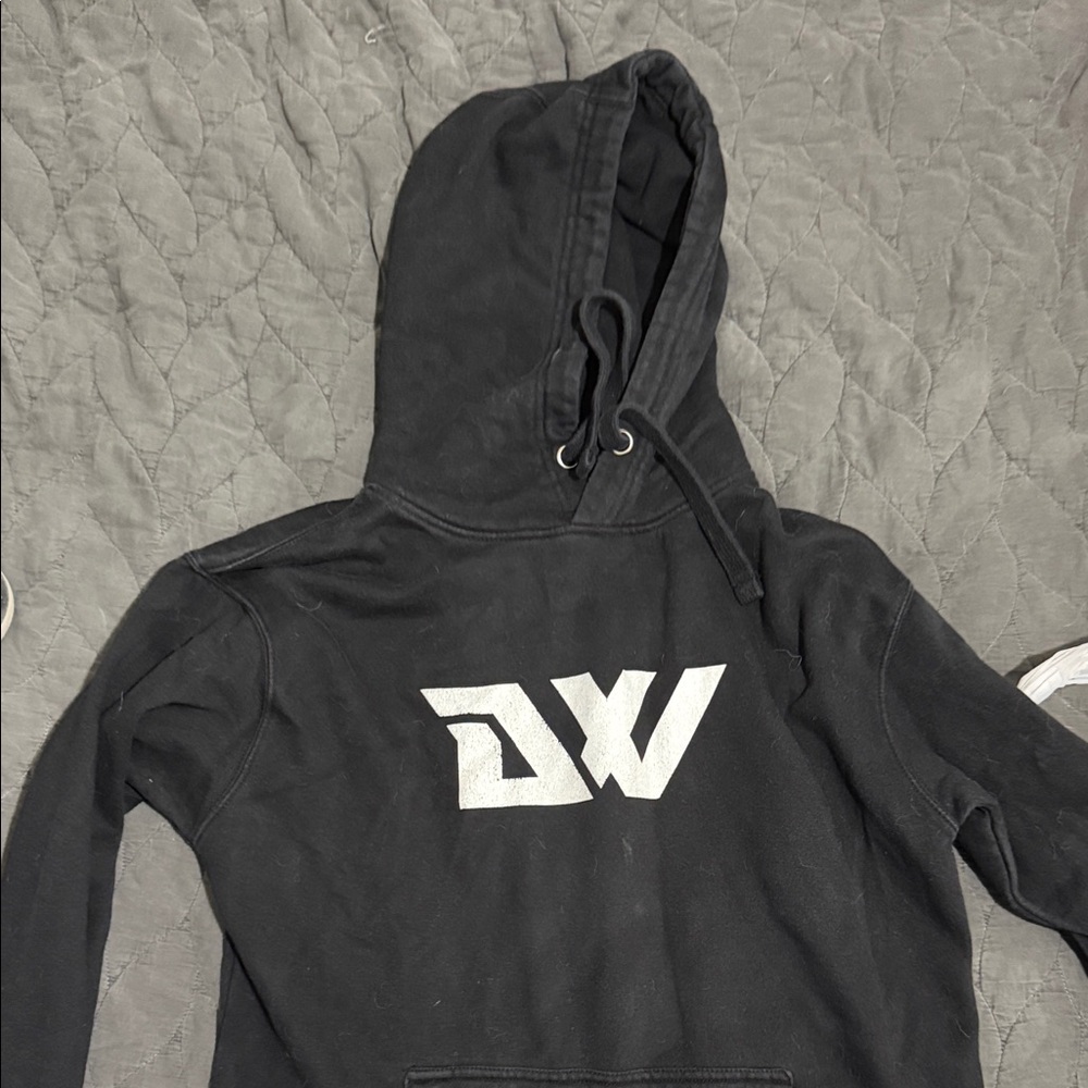 Darren Waller Black Hoodie with White Logo